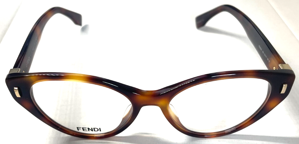 【送料&関税込】Fendi Fe50093i053 - Havana FENDI FE50064I 053 Havana Square Glasses - US