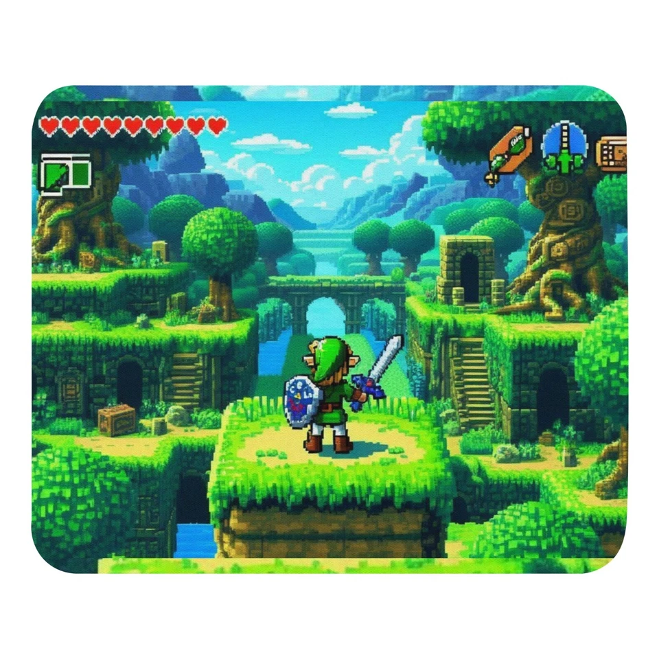 The LEGEND OF ZELDA Nintendo  - Mouse Pad – NEW 9.5" x 7.75" . - Image 3 of 4