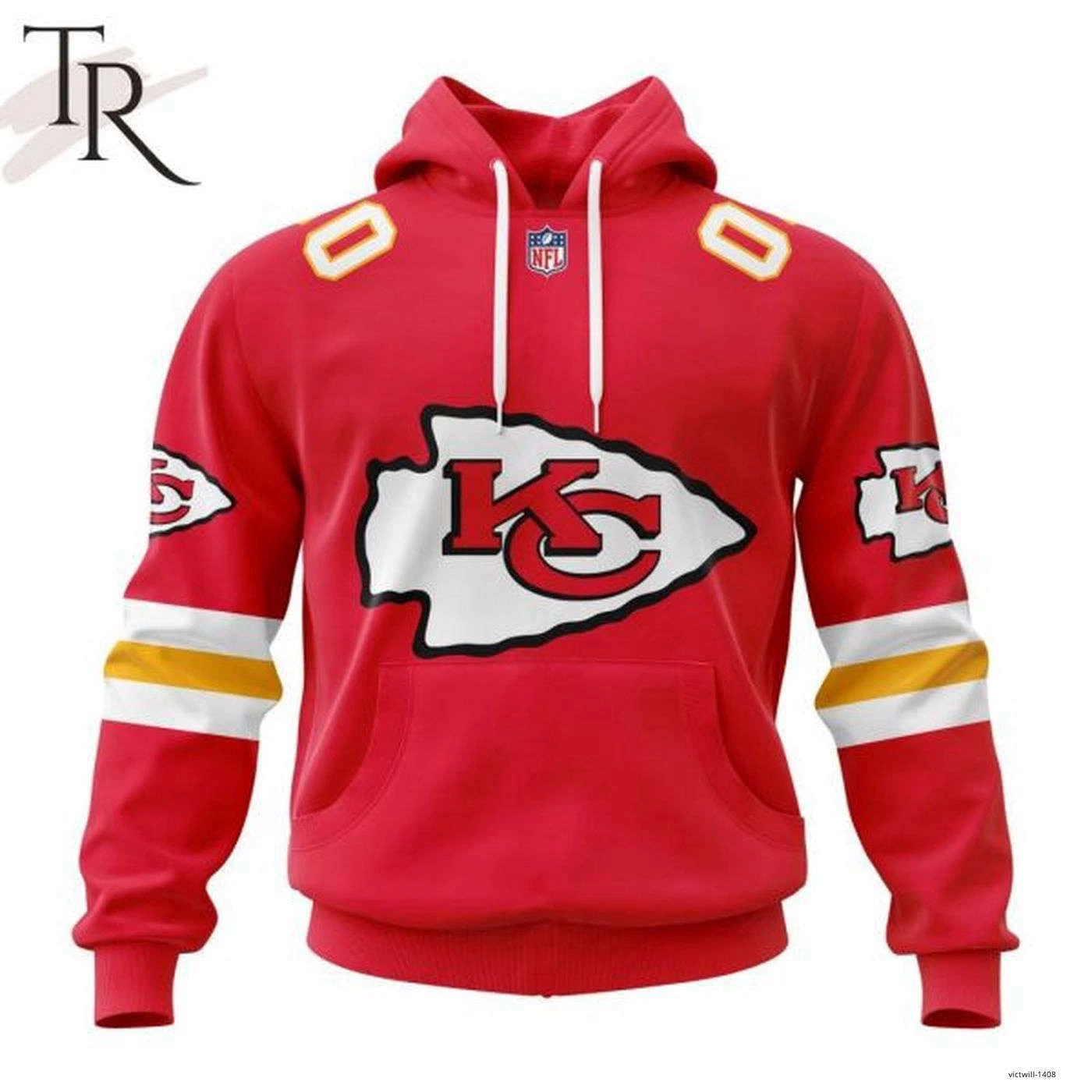 Personalized Kansas City Chiefs 3D Hoodie