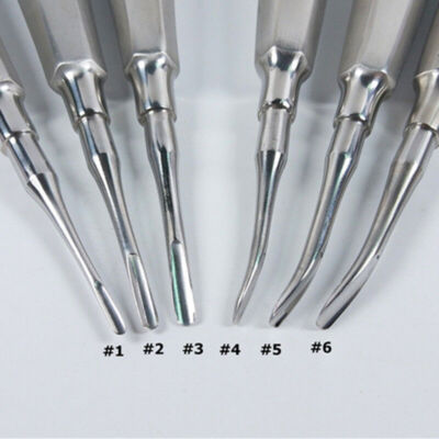 1pc Dental Luxating Extraction Elevators Teeth Clareador Curved/Straight Root