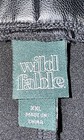 Wild Fable Women Black Faux Leather Pants SIZE XXL — photo 4