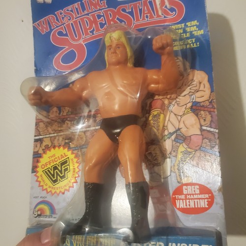 WWF LJN Wrestling Superstars Greg The Hammer Valen...