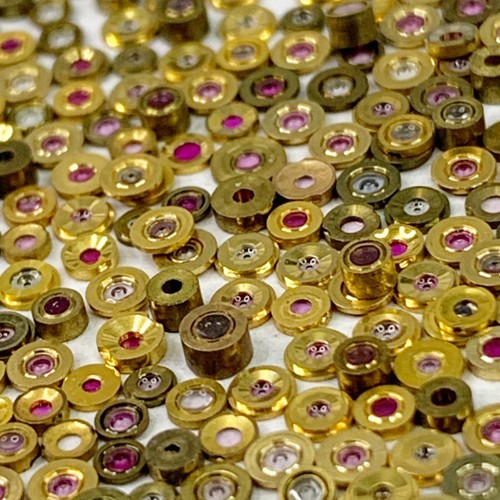10 Watch Jewel Settings 2-2.5mm Part Watchmaker Repair Lot Pocket Wrist Cap Hole - Picture 4 of 10