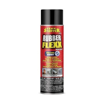 BRANDED Rubber Flexx Leak Repair & Sealant Spray 18 Oz 100% Flexible Seal Waterproof New