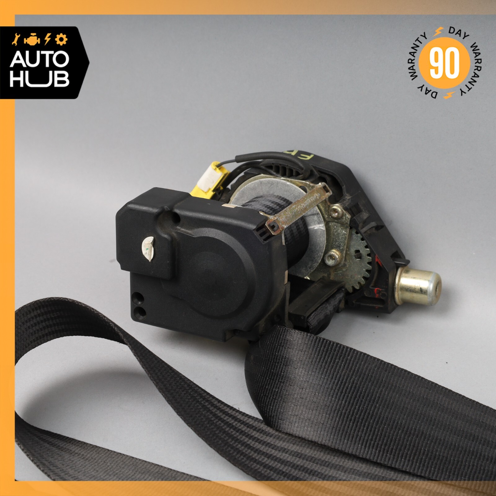 03-08 Maserati Quattroporte M139 Front Right Side Seat Belt Black OEM