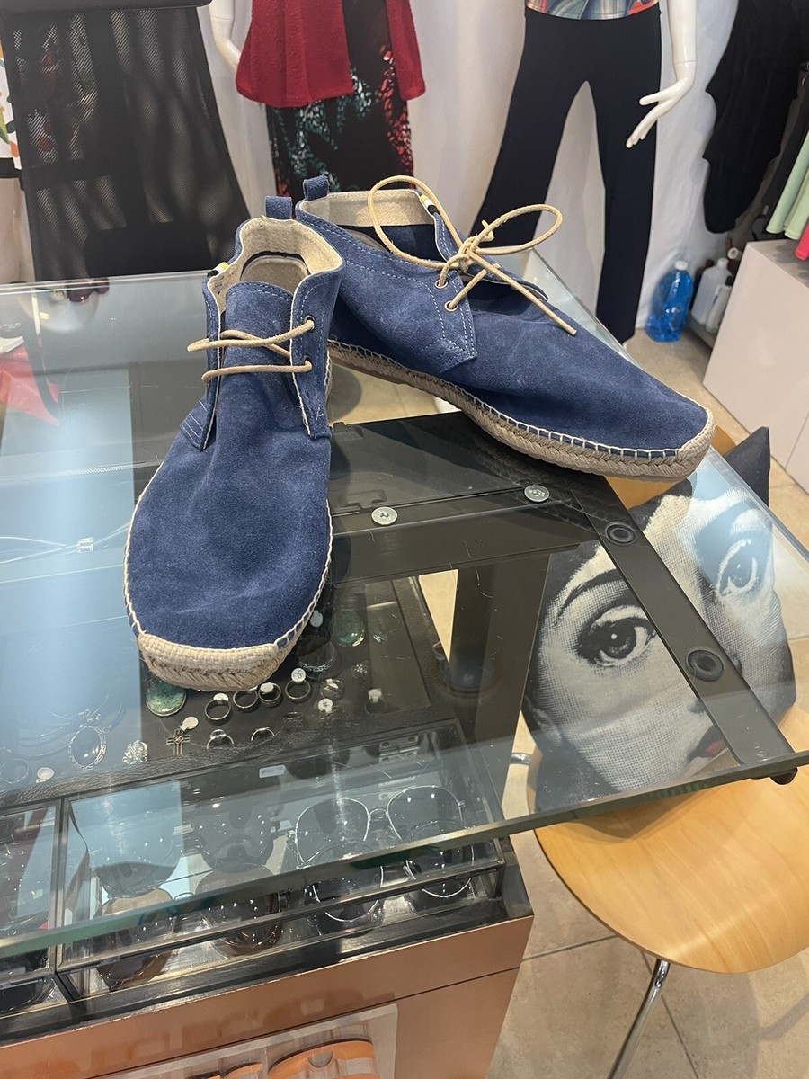 Dcaged High Top Espadrilles Chukka Suede,Made in Spain ,MSRP  display picture 1