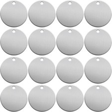 1 1/4 Inch Stamping Blanks Heavy Gauge 12 Ga. Aluminum Discs Smooth Round Met...