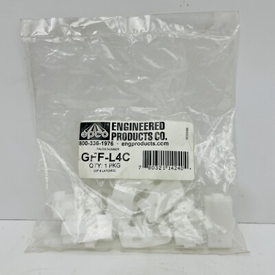 Qty 8 EPCO Engineered Products Co. GFF-L4C Polycarb Light Fixture Latches ~NEW~