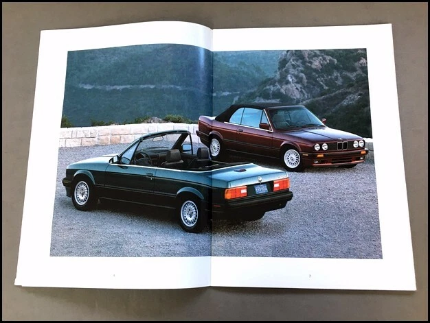 1992 BMW 325i 318i Convertible 32-page Original Car Sales Brochure Catalog Foto 3 de 4