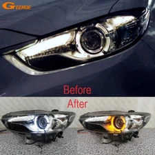 For Mazda 6 Atenza Mazda6 GJ GL Ultra Bright Led Angel eyes Halo Rings Light