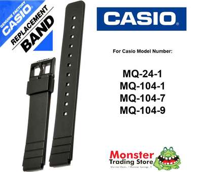 CASIO WATCH BAND REPLACEMENT ORIGINAL ONLY FITS: MQ-24, MQ-104