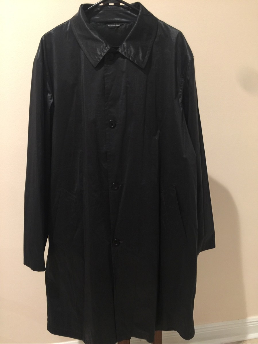 ベルサーチ VERCACE CLASSIC V2 コート 黒 Authentic Black Versace classic v2 Lightweight trench -coat