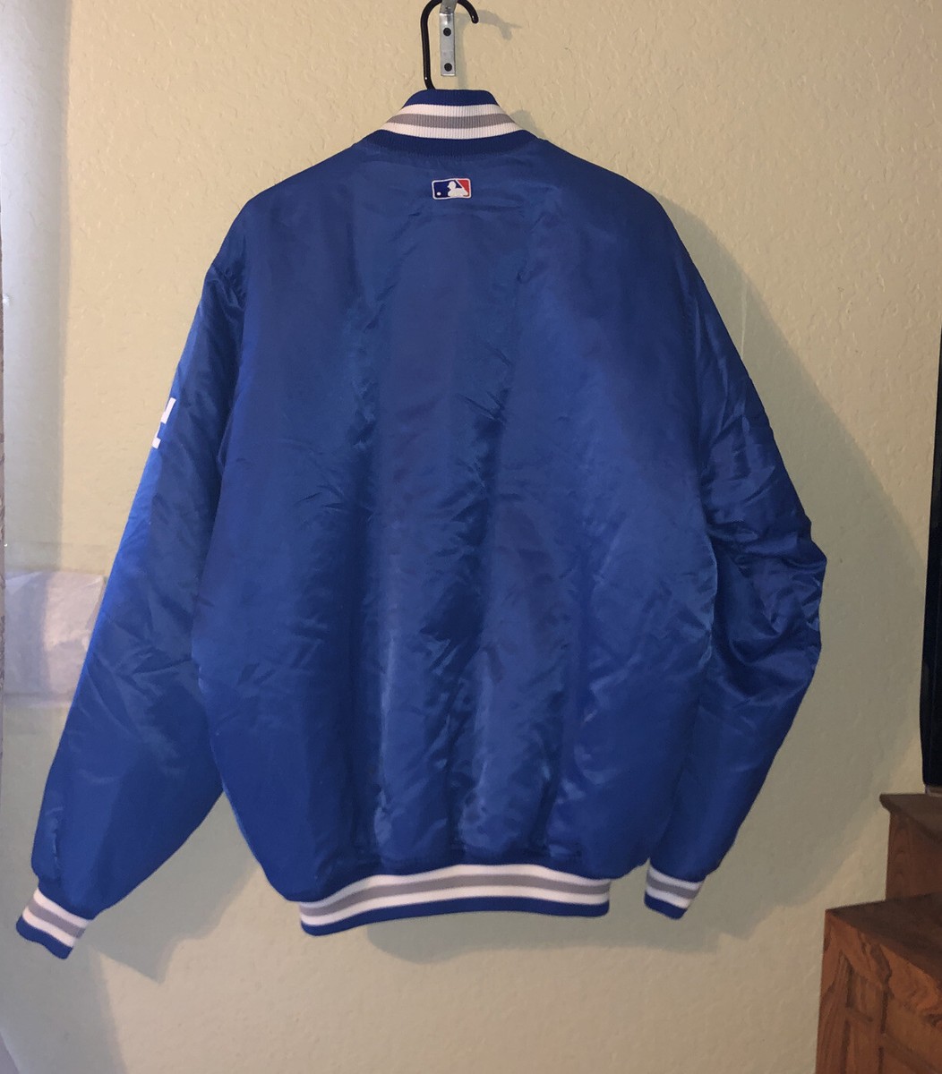 MLB Dodgers Majestic ネイビージャケット古着 MLB Authentic COLLECTION Majestic “Dodgers” Nylon Pullover