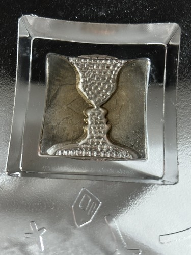 Kosta Boda Bertil Vallien Domino Series Silver Love Swedish Art Glass Bowl 1990s - Picture 9 of 21