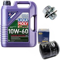 MotoröL Set 10W-60 5 Liter + ÖLfilter + Schraube FüR Toyota Camry Hiace Iv 2.5
