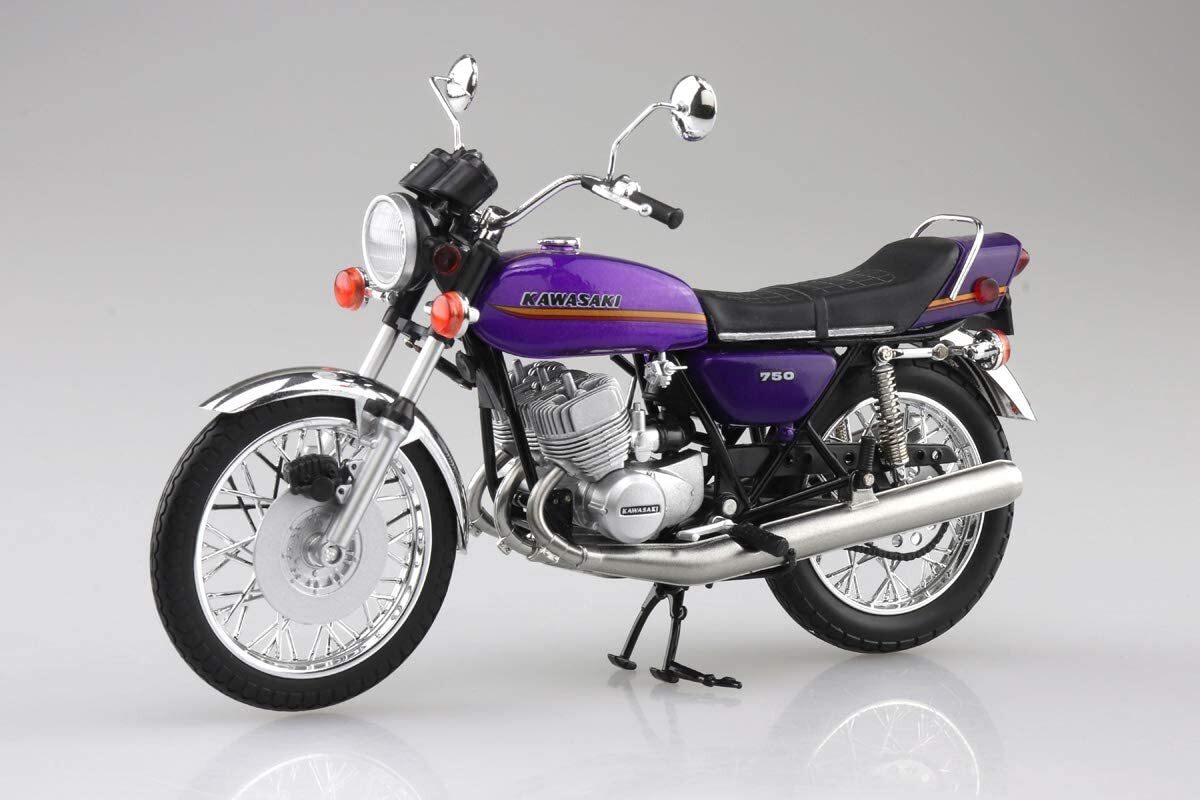 Kawasaki750-ss 12/1完成品フィギュア Amazon.co.jp: 1/12 完成品 for AOSHIMA FOR kawasaki 750SS For