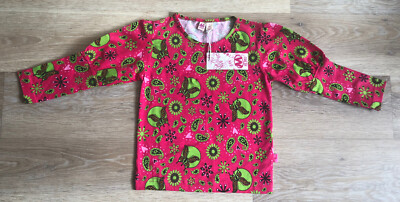 Me Too Beautiful Mädchen-T-Shirt buntes rosa Oberteil Alter 3 Jahre neu mit Etikett UVP 22 £