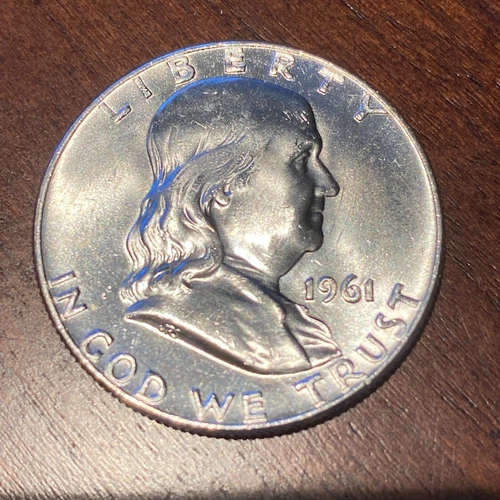 1961 Franklin Half Dollar 50C BU/UC (1232)