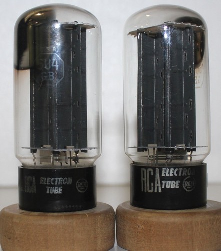 5U4GB RCA Black Base Black Plate Made in U.S.A Amplitrex Tested #3769002 3769001 - Picture 4 of 8