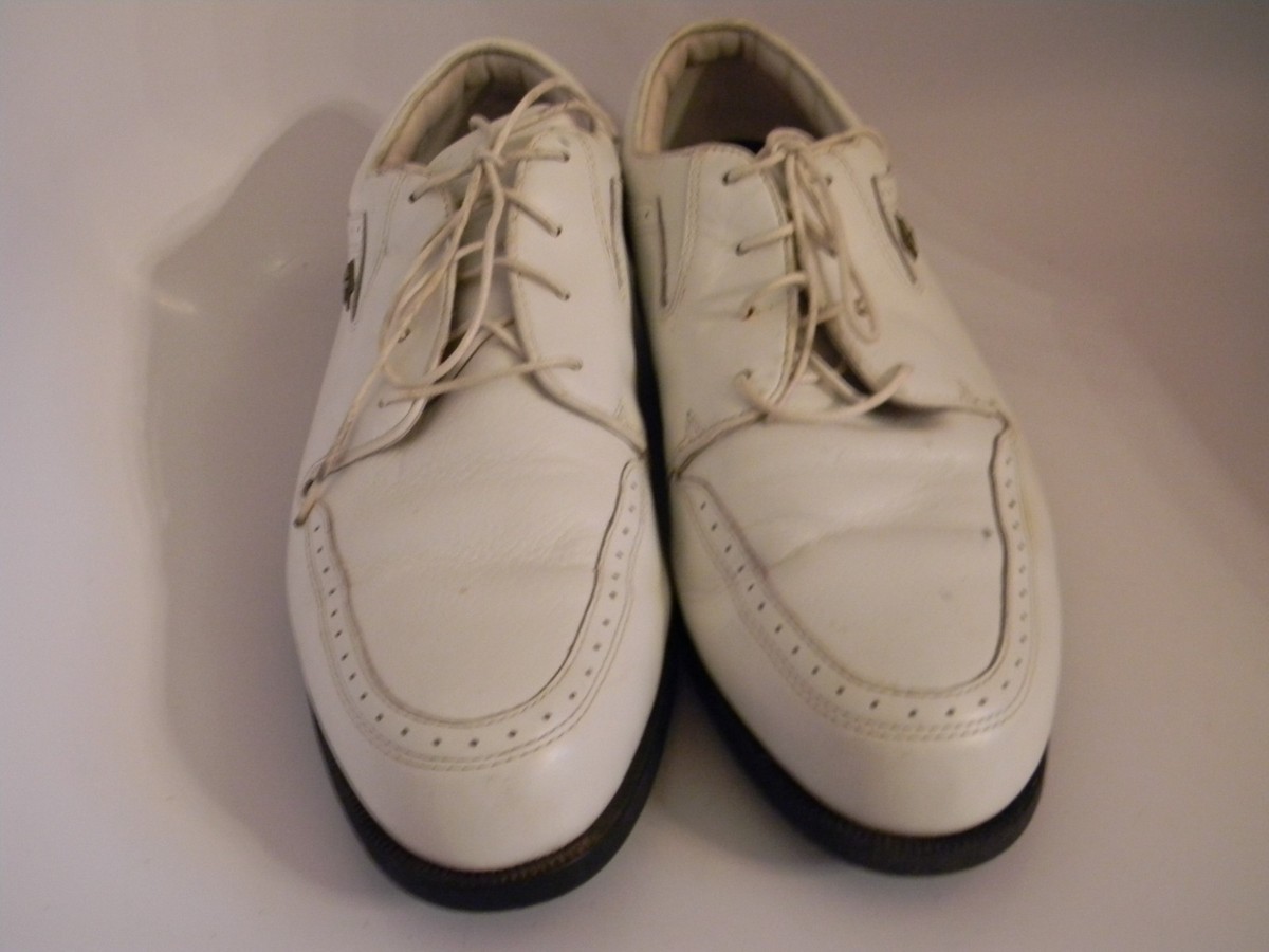 Cutter and Buck Mens Size 8.5 Golf Shoe Cutter & Buck Leather Upper Off-White Golf Shoes Size 10 | eBay main image 3