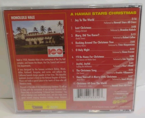 A Hawaii Stars Christmas CD (Mountain Apple, 2005) Mele Kalikimaka NEW & SEALED - Picture 2 of 5