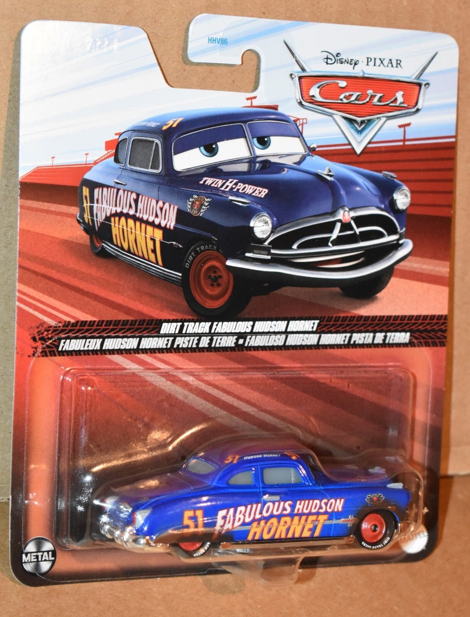 Disney Pixar Cars DIRT TRACK FABULOUS HUDSON HORNET Diecast 1:55
