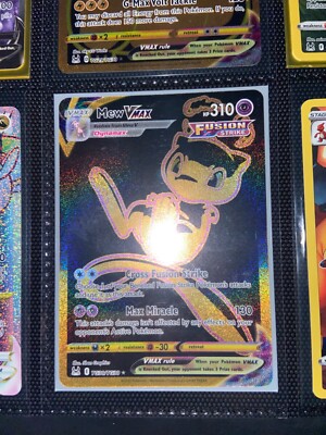 Fusion Strike Mew VMax Black And Gold TG30/TG30 | eBay