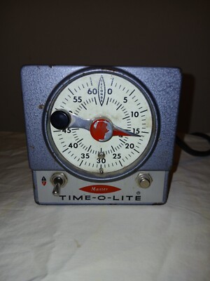 Master Time O Lite Darkroom Timer Enlarger Glows In The Dark Vintage