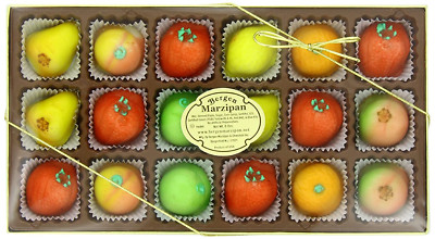 Bergen Marzipan M-1 Assorted Fruit 8 Ounce