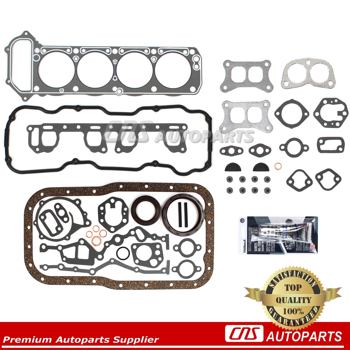 FULL GASKET SET Z24 Fits 86-89 NISSAN D21 PICKUP 2.4 SOHC 8V