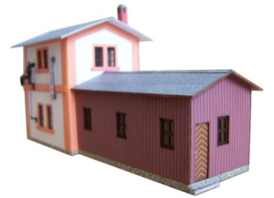 Beckert 02-07-2-1-H0 Bahnhof Bärenstein - Holzanbau zum Wasserhaus