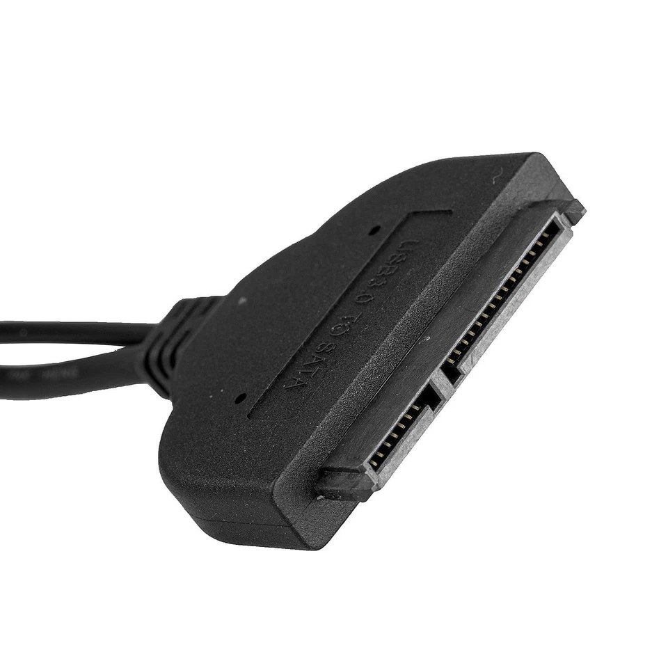 SATA to USB 3.0 Cable Laptop PC 2.5 Hard Drive SSD HDD External Data Power Lead - Image 2 of 4