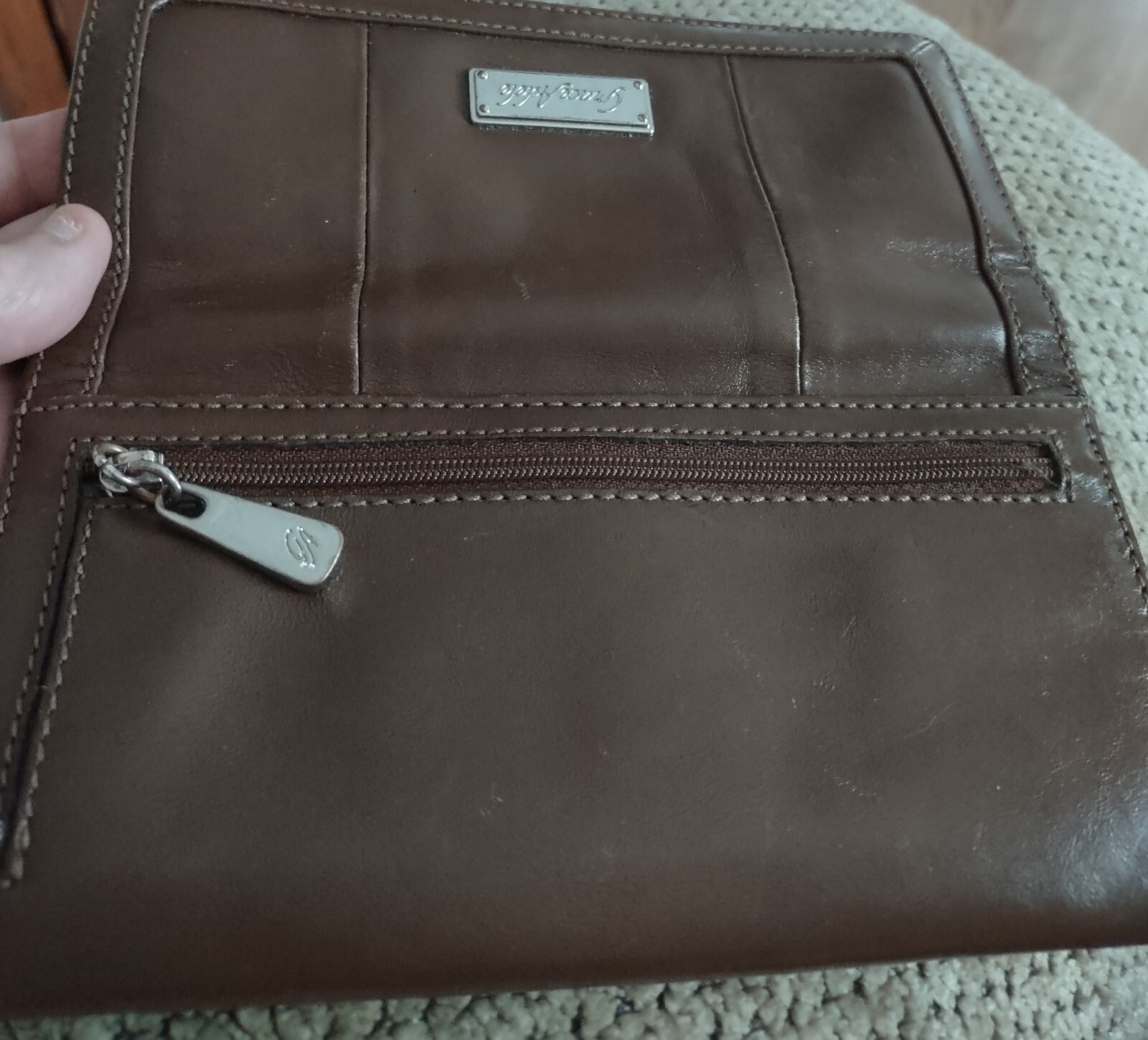 Grace Adele Leather Shoulder Hobo Bag And Wallet. - image 12