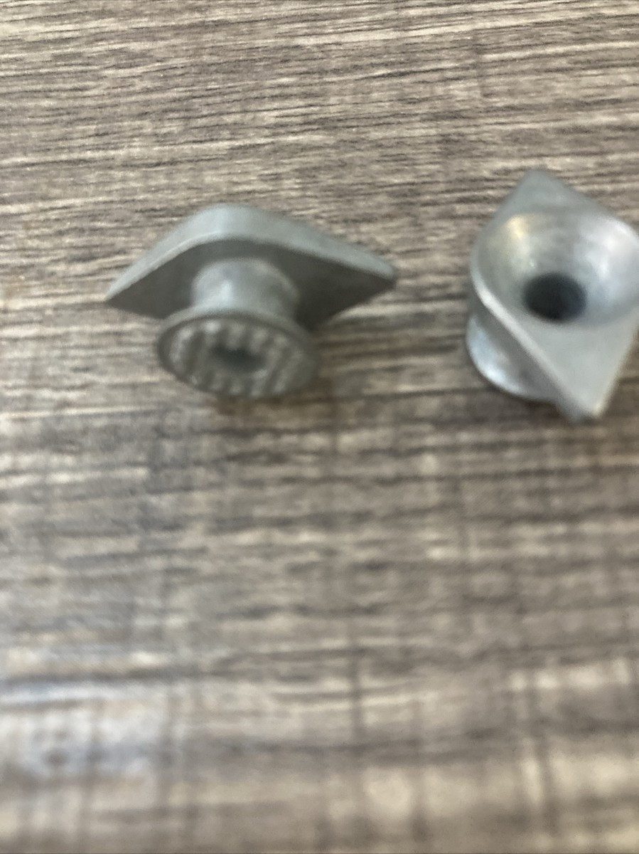 6 new 1980's Gibson Posi-lock lok Guitar Strap Buttons From