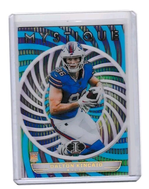 2023 Panini Illusions Mystique Light Blue Dalton Kincaid RC 7 194/299