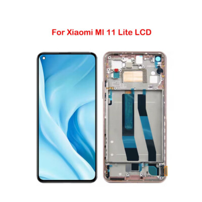 Écran Complet Avec Châssis Noir Pour Xiaomi Mi 11 Lite 4G/5G - Neuf