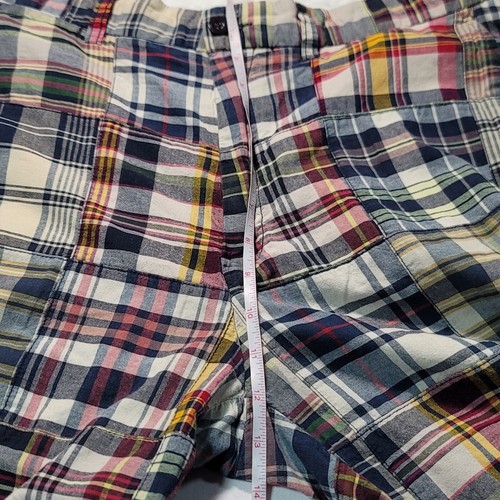 Polo Ralph Lauren pantaloncino uomo 34 Stanton multicolore patchwork Madras cucitura interna 9" - Foto 14 di 15