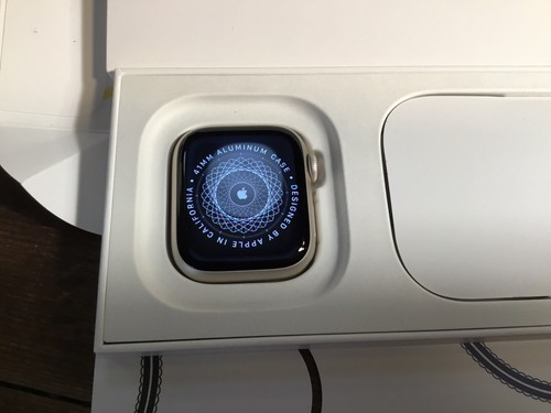 Apple Watch Series 9 41mm Starlight Al Star SB M/L GPS A2978 Open Box Excellent - Zdjęcie 2 z 5