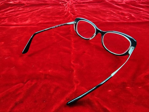 Vogue Eyeglasses Frames VO 2809 W827 Cat Eye Black Clear Silver 50-17-135 W/Case - Picture 5 of 20