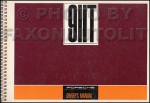 1968 Porsche 911T Owners Manual Original OEM 911 T Owner User Guide
