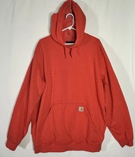 Carhartt Men s Midweight Hooded Sweatshirt Loose Fit Pullover Hoodie Size Large