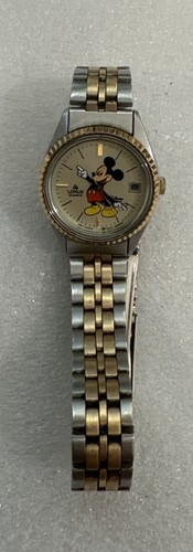 Vintage ladies Disney Lorus Two Tone Mickey Mouse Watch - Picture 2 of 4