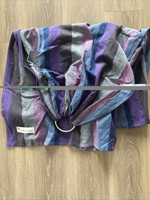 Hip Baby Wrap Infant Toddler Sling, 100% Cotton, Multicolor Stripe NWOT