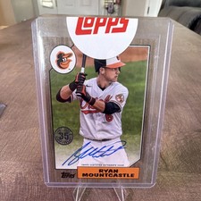 Topps 2022 Series 1 1987 Autographs Ryan Mountcastle #87BA-RM Gold /50 Orioles