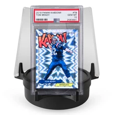 Sports Trading Card Rotating Display - Adjustable Speed Spinning Stand Holder