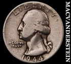 1944 Silver Washington Quarter-Scarce Better Date No Reserve #i2887