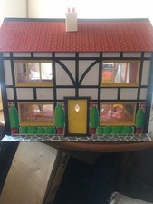 vintage dolls house with furniture