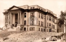 Pawhuska OK Oklahoma Osage County Court House c1920s RPPC Photo Postcard COPY