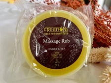 💛Creations Spa Essentials "GINGER AND TEA"Massage/Pain Relief Rub 50g