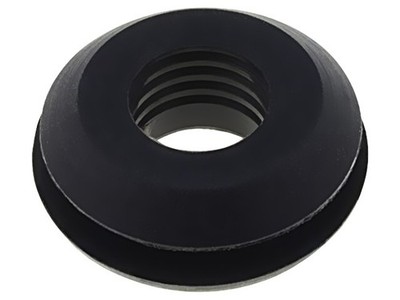 10X FIX-GR-8 Tülle ØÖffn.Mont: 14mm ØÖffn: 6mm Gummi schwarz FIX&FASTEN